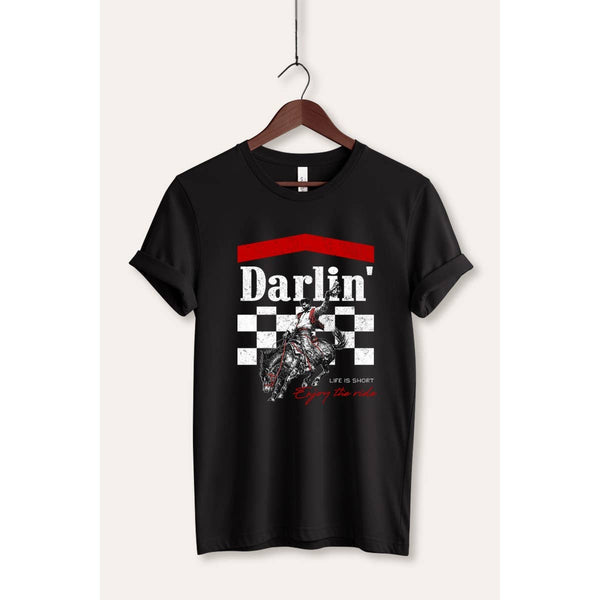 Darlin Graphic Women's Jersey T-Shirt - Rise and Redemption