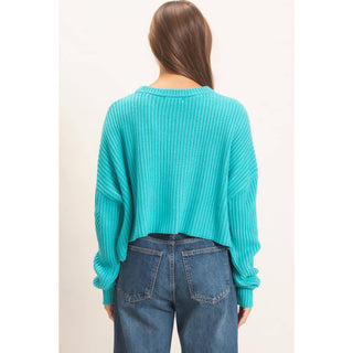 Oversized Cropped Sweater