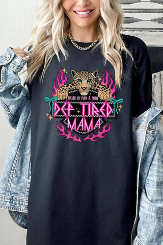 Def Tired Mama Graphic Heavy Cotton Tee - Rise and Redemption