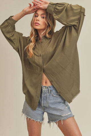 Delilah Oversized Shirt - Rise and Redemption