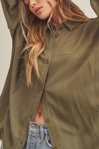 Delilah Oversized Shirt - Rise and Redemption