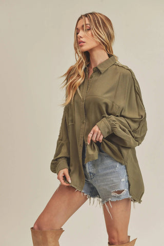 Delilah Oversized Shirt - Rise and Redemption