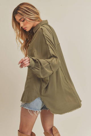 Delilah Oversized Shirt - Rise and Redemption