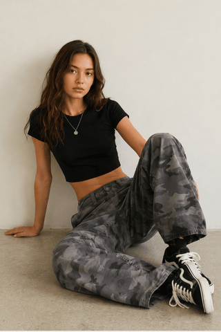 Desert Camo Utility Cargo Pants - Rise and Redemption