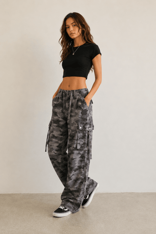Desert Camo Utility Cargo Pants - Rise and Redemption