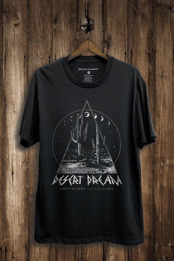 Desert Dream Black Jersey Tee - Rise and Redemption