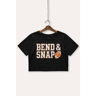 Bend and Snap Graphic Crop Top Tee