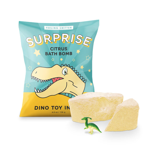 Dino Surprise Bath Bomb 4.8 oz - Surprise Toy Inside - Rise and Redemption