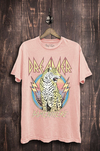Dreamer Mineral Pink Tee - Rise and Redemption