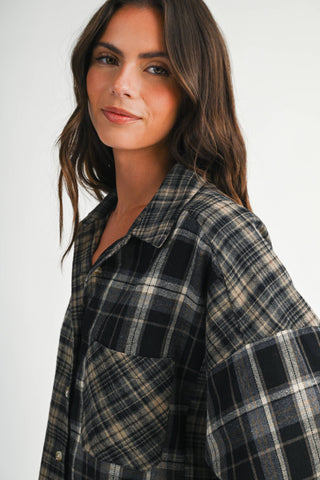 Ryder Mixed Plaid Flannel Shirt