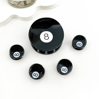 No. 8 Billiard Ball Hair Claw Clip