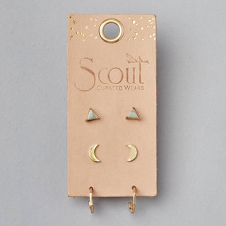 Ella Stud Trio - Gold - Rise and Redemption