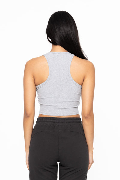 Essential Ribbed Racer Back Tank - Rise and Redemption