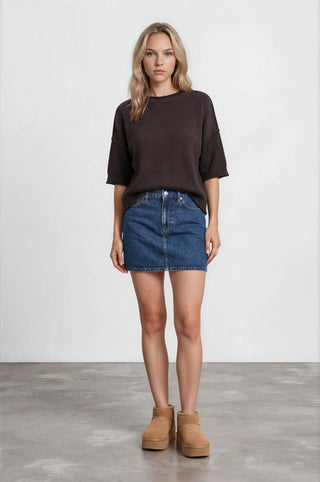 Exposed Seam Drop Shoulder Knit - Rise and Redemption