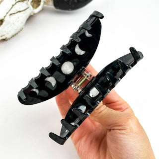 Night Sky Acetate Hair Claw Clip – Starry Galaxy Design