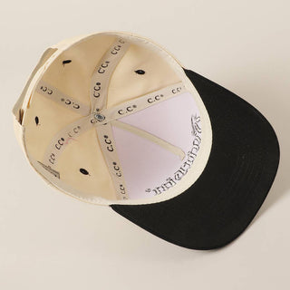 Faithin' Lettering Embroidery Two - Tone Trucker Hat - Rise and Redemption