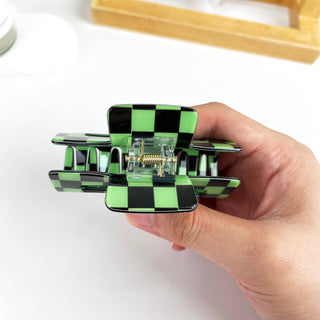 Fashion Checkerboard Summer Hair Clip - Rise and Redemption