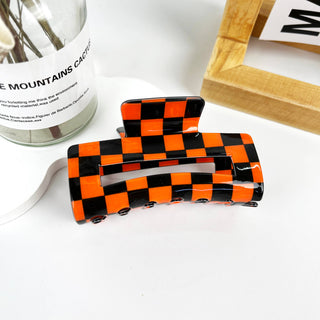 Fashion Checkerboard Summer Hair Clip - Rise and Redemption