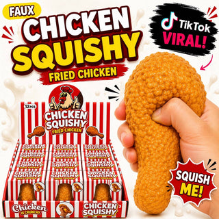 Faux Fried Chicken Squishy –TikTok Viral Crunchy-Look Toys - Rise and Redemption