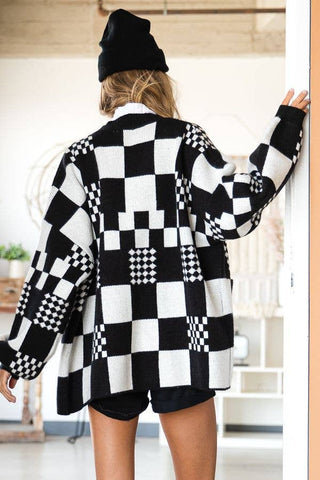 Checked Out Pocket Cardi