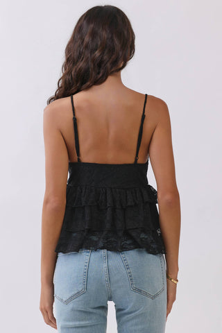 Tiered Lace Tank Top