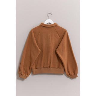 Felicity Fleece Half - Placket Top - Rise and Redemption