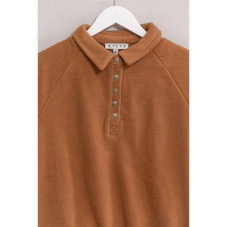 Felicity Fleece Half - Placket Top - Rise and Redemption