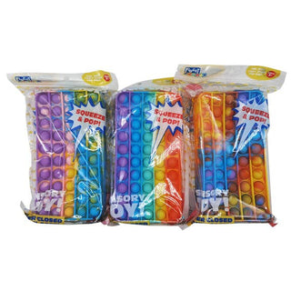 Fidget Fun Pop Sensory Pencil Case Assortment - 6/Pack - Rise and Redemption