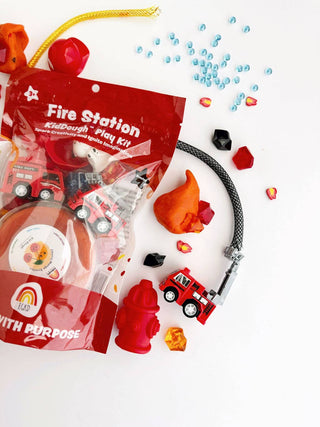 Fire Station (Cherry Mango) KidDough Play Kit - Rise and Redemption