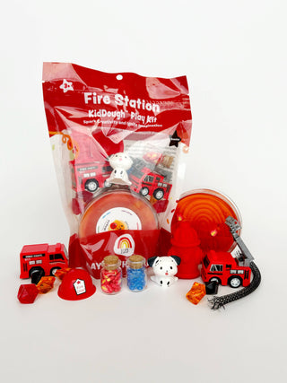 Fire Station (Cherry Mango) KidDough Play Kit - Rise and Redemption