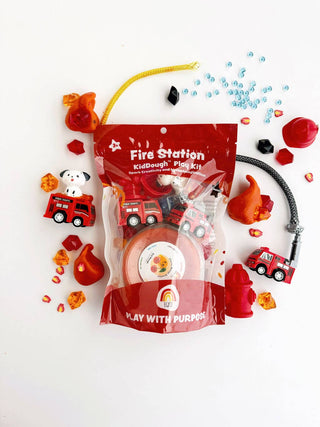 Fire Station (Cherry Mango) KidDough Play Kit - Rise and Redemption