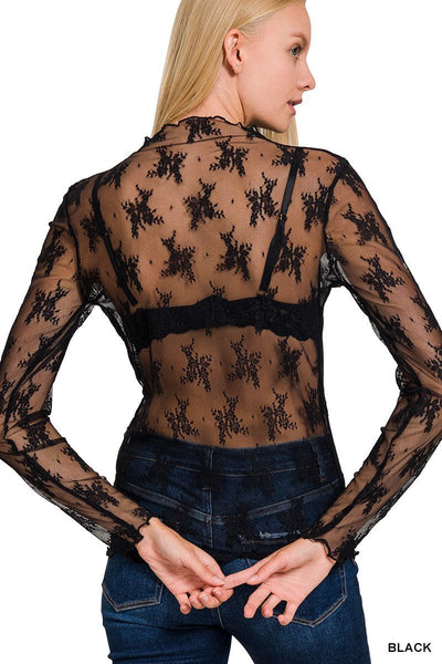 Flora Lace layering Top - Rise and Redemption