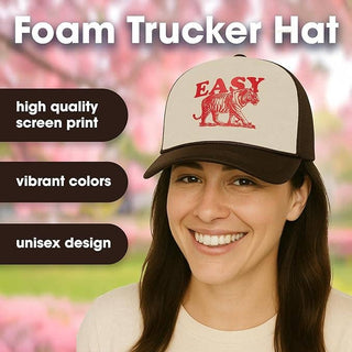 Foam Trucker - Easy Tiger - Brown/Beige - Rise and Redemption