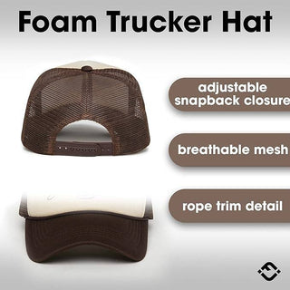 Foam Trucker - Easy Tiger - Brown/Beige - Rise and Redemption