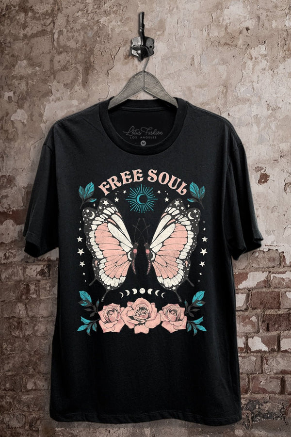 Free Soul Jersey Cotton Tee - Rise and Redemption