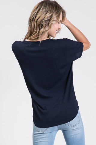 Front Tie Button Front top T1118 - Rise and Redemption
