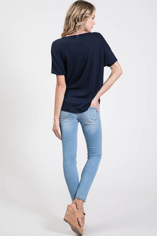 Front Tie Button Front top T1118 - Rise and Redemption