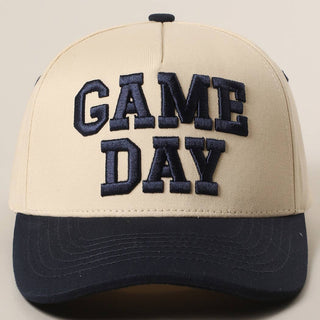 GAME DAY 3D Letter Embroidered Two - Tone Trucker Hat : BGD / ONE SIZE - Rise and Redemption