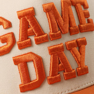 GAME DAY 3D Letter Embroidered Two - Tone Trucker Hat : BGD / ONE SIZE - Rise and Redemption
