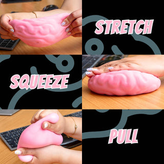 Giant Brain Stress Ball – Large Squishy Toy for Adults - Rise and Redemption
