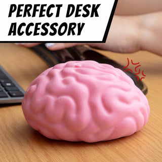 Giant Brain Stress Ball – Large Squishy Toy for Adults - Rise and Redemption