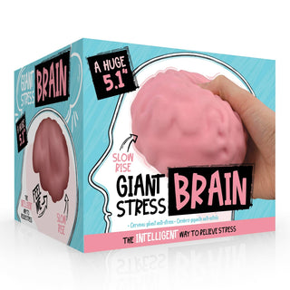 Giant Brain Stress Ball – Large Squishy Toy for Adults - Rise and Redemption