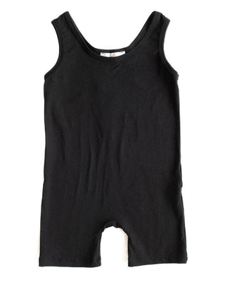 Gigi Bikeshort Romper - Black - Rise and Redemption