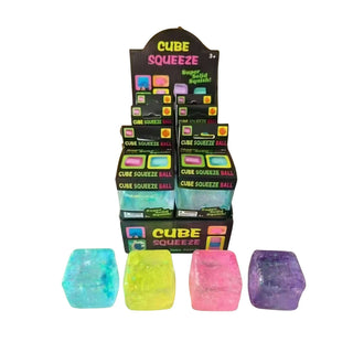 Glitter Cube Squeeze Ball – Glitter Ice Cube Edition - Rise and Redemption