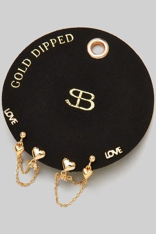 Gold Dipped Earring Set - Rise and Redemption