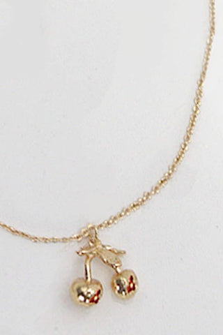 GOLD MINI CHERRY CHARM NECKLACE | 80N770 - Rise and Redemption