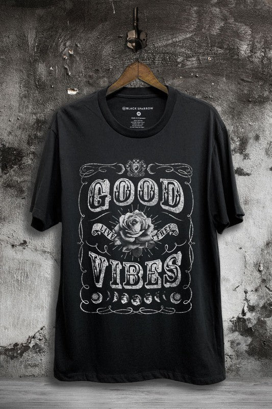 Good Vibes Jersey Tee - Rise and Redemption