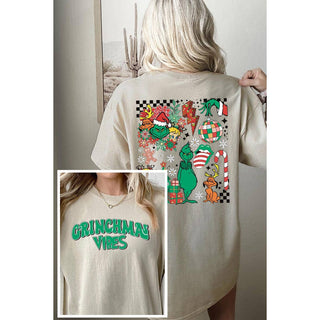 GRINCHMAS VIBES,CHRISTMAS HEAVY COTTON UNISEX SHORT SLEEVE - Rise and Redemption