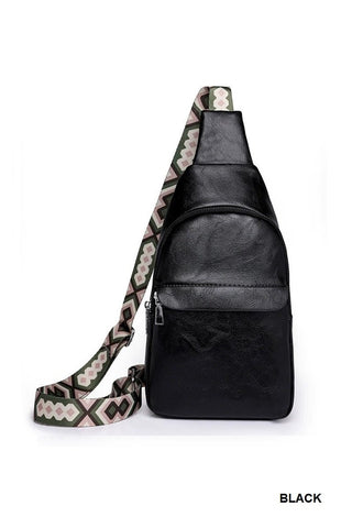 Guitar Strap Messenger Crossbody Bag - Rise and Redemption