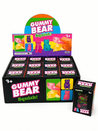 Gummy Bear Squish! – 3” Assorted Colors - Rise and Redemption